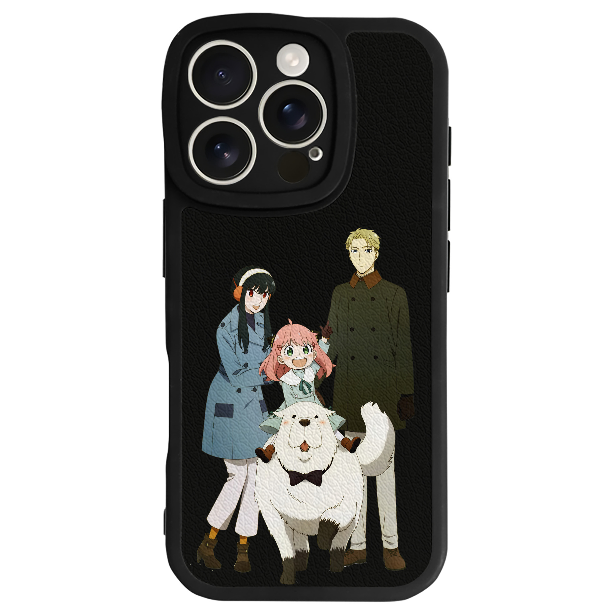 （画像用） SPY×FAMILY间谍家家酒 【iPhone 16シリーズ対応】シリコンスマホケース（レザー調） 材質：シリコン